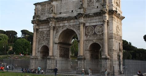Arch Of Constantine Triumphal Arches Of Severus Constantine And Titus