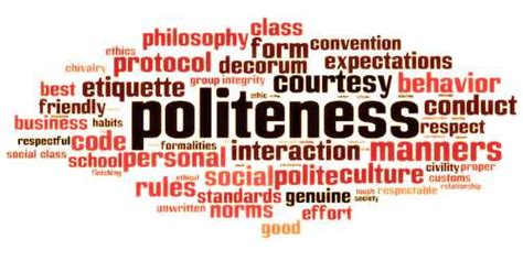 💐 Speech On Politeness And Courtesy Importance Of Politeness Essay