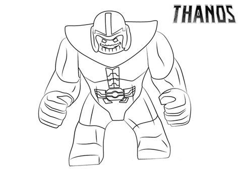 Lego Thanos Coloring Coloring Pages