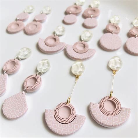 Check spelling or type a new query. HANDMADE POLYMER CLAY JEWELRY on Instagram: " in pale pink. Available… (With images) | Polymer ...