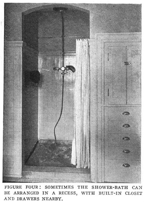 Nice Built In Shower From Craftsman Magazine April 1915 This Was In My La Apartment From 1924