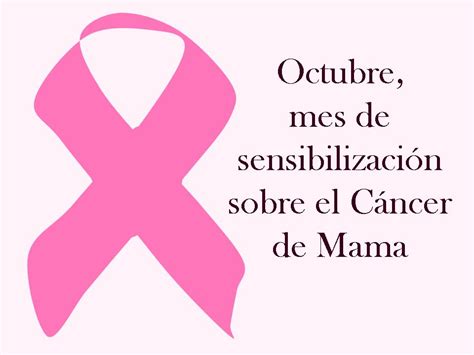 octubre mes de sensibilización sobre el cáncer de mama