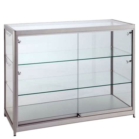 Aluminium And Glass Shop Display Counter X Large Shop Fittings