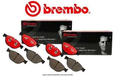Frontrear Brembo Nao Premium Ceramic Disc Brake Pads Bb97637 Ebay