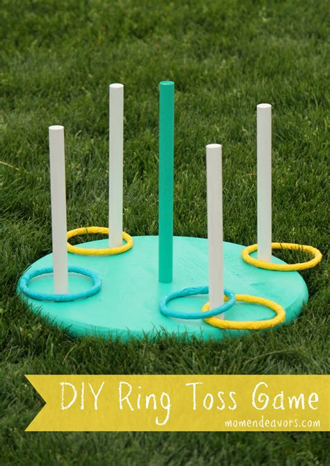 You can make different size holes for different prize levels. DIY Ring Toss Game