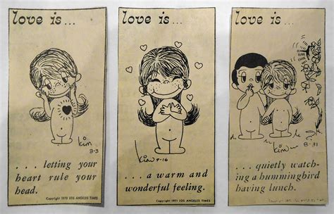 “love Is ” Comic Strips Fonts In Use