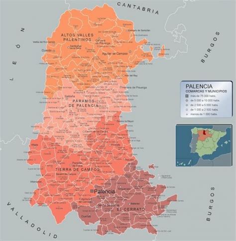 Mapas Y Municipios Provincia De Palencia Mapas España Descargar E