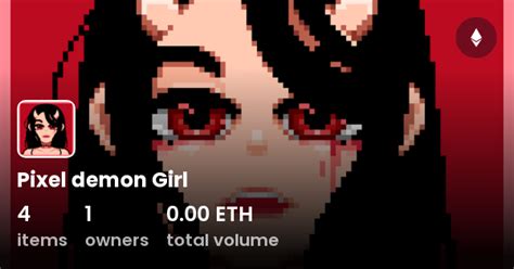 Pixel Demon Girl Collection Opensea