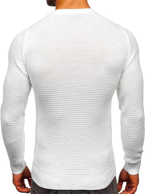 Suéter Para Hombre Color Blanco Denley 4604 Blanco