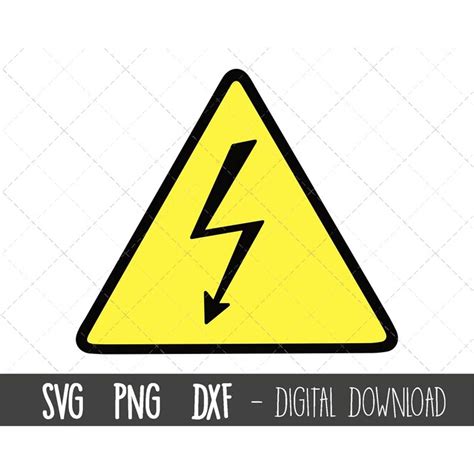 Electrical Hazard Svg Electric Sign Svg Danger Signs Clipa Inspire