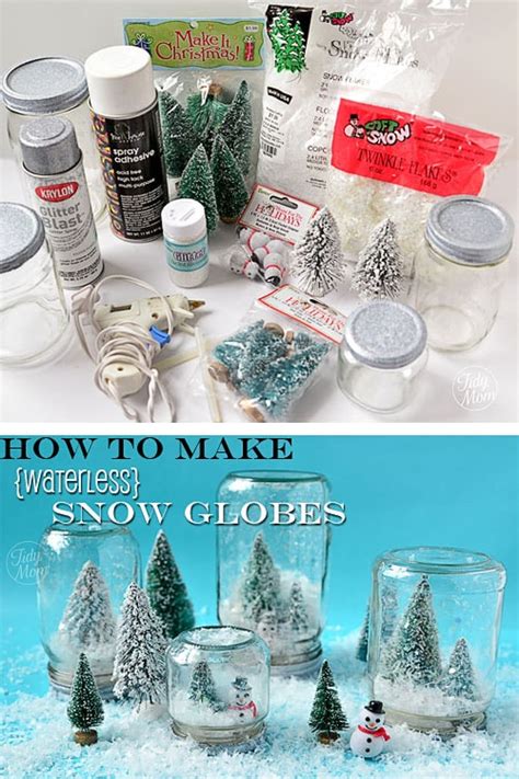 How To Make A Waterless Snow Globes