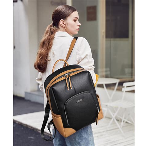 Convertible Fashion Laptop Backpack Purse Leather For Women Cluci Page 2
