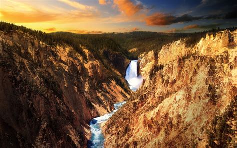 Lower Falls Yellowstone Wallpapers Hd Desktop And Mobile Backgrounds