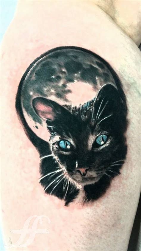 Amazing 3d Cat Tattoos