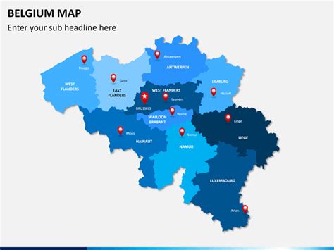 Get belgium maps for free. Belgium Map PowerPoint | SketchBubble