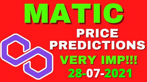 In this article, we'll explore some of the top polygon price predictions for 2021 and beyond. MATIC Price Prediction | Polygon MATIC Coin Price ...