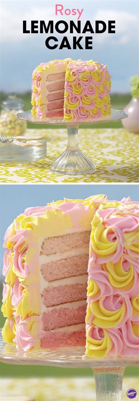 Rosy Lemonade 5 Layer Cake