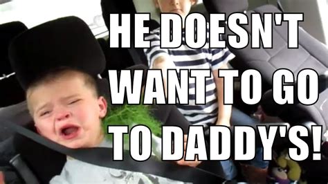 He Doesnt Want To Go To Daddys But He Ends Up Happy Youtube