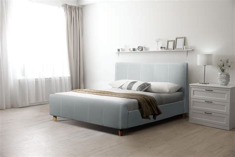 Fabric Jakarta Bed With Optional Mattress Uk Furniture 4u