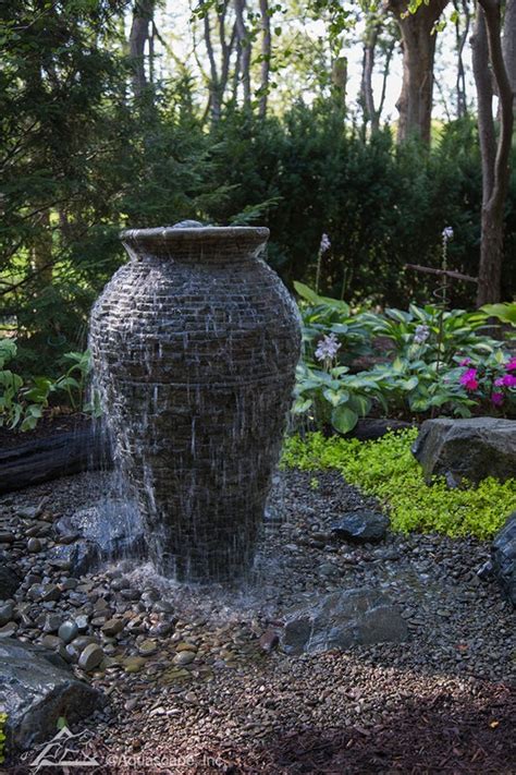 Medium Stacked Slate Urn Landscape Fountain Kit Aquascapes