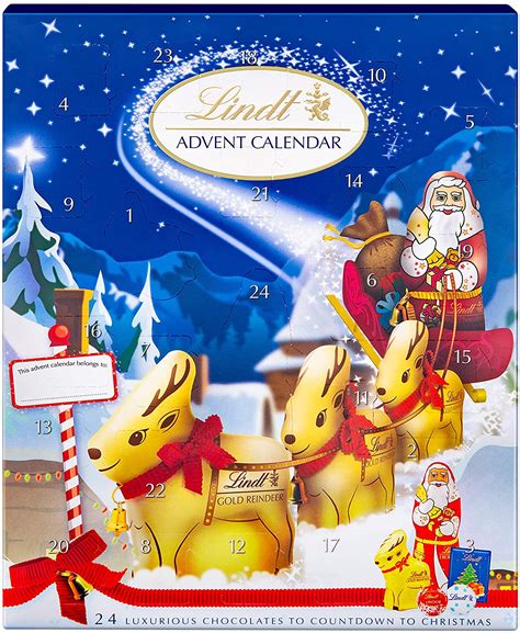 Lindt Chocolate Advent Calendar Printable Calendar