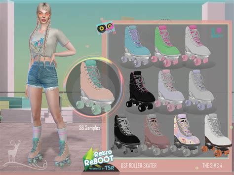 Sims 4 Roller Skate Retro Re Boot Dsf Roller Skate Micat Game