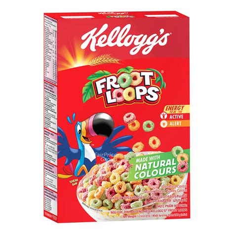 Kelloggs Froot Loops Breakfast Cereal Fruit Flavored Original Oz