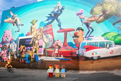 cincinnati toy heritage mural with lego people cincinnati etsy
