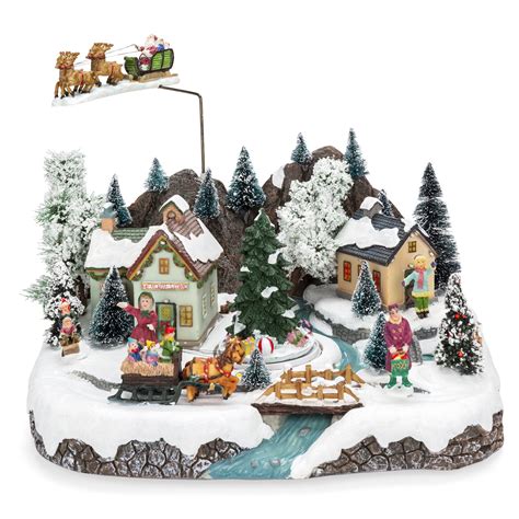 Best Choice Products Animated Musical Pre Lit Tabletop Christmas