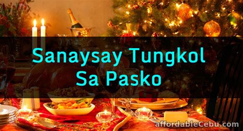 Sanaysay Tungkol Sa Pasko Sa Pilipinas