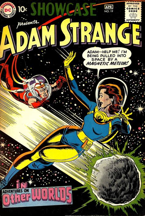 Adam Strange Book Cover Art Comic Book Covers Classic