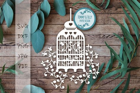 Birdcage SVG PDF PNG DXF PNG By Tommy And Tilly Design TheHungryJPEG Com