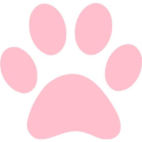 Pink Paw Icon Free Pink Paw Icons