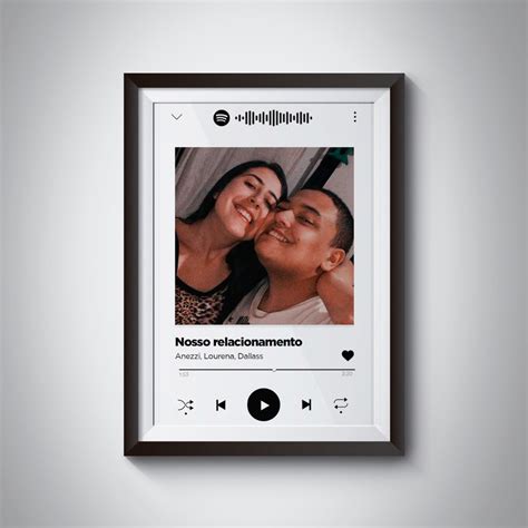 Quadro Personalizado Interativo Spotify Elo7 Produtos Especiais