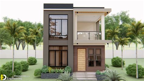Small 2 Storey House Design 60m X 70m With 3 Bedrooms Engineering