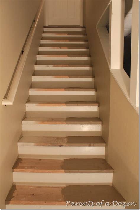 Basement stairs are therefore significantly. Parents of a Dozen: How to Refinish Basement Stairs