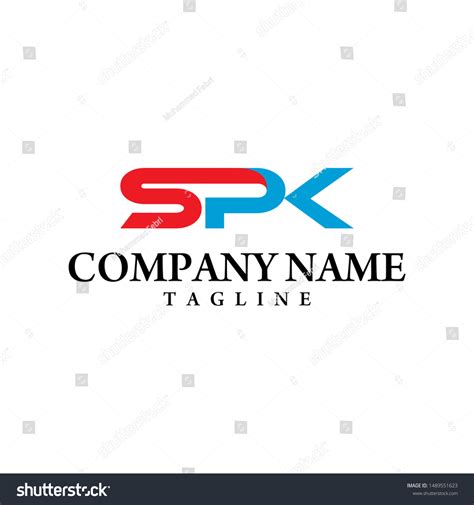 Vector Letter Spk Logo Icon Design Stock Vector Royalty Free