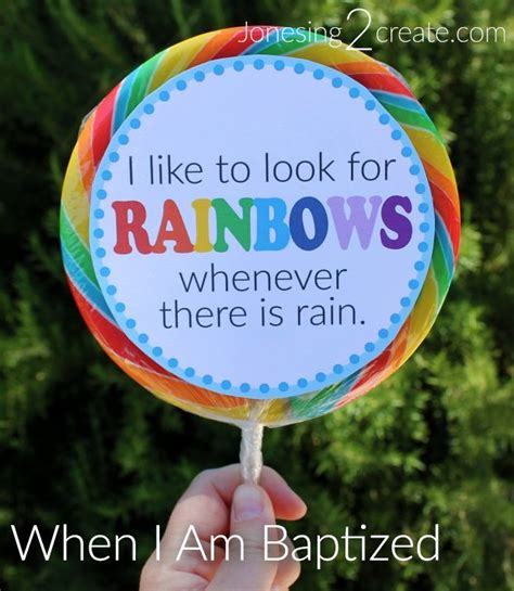 Lds Baptism Rainbow Printable Jonesing2create