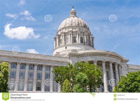 Missouri State Capital Building Stock Image Image Of Landmark