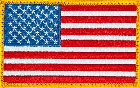 Us Flag Patch Stock Photo Download Image Now Istock