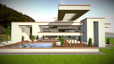 Shc Modern Mansion Assets Complete Pack Buy Royalty Free 3d Model By