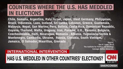How Often Has Us Meddled In Others Elections Cnn Video