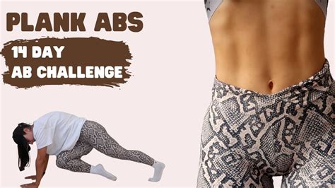 2 Week Ab Challenge Plank Abs Routine Day 2 No Equipment Core