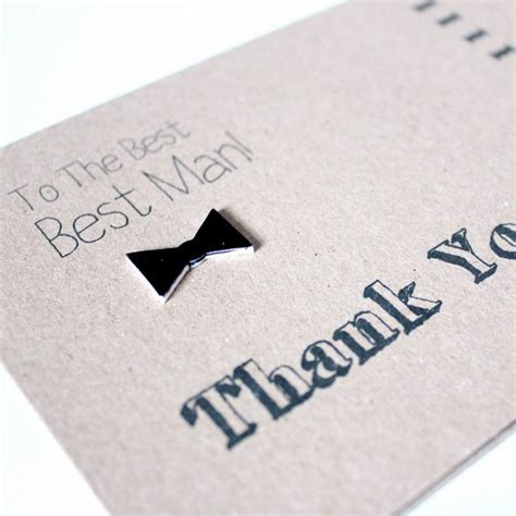 Show your friends you appreciate them with one of the customizable thank you cards. best man thank you card, personalised wedding card by little silverleaf | notonthehighstreet.com