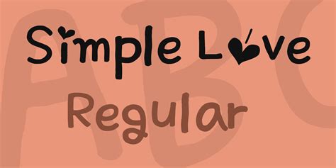 Simple Love Font Free Download And Similar Fonts Fontget