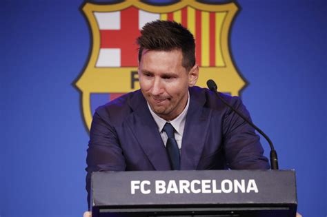 Tearful Messi Confirms He Is Leaving Barcelona The Peninsula Qatar