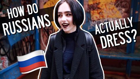 How Do Russians Actually Dress Moscow Street Style Youtube