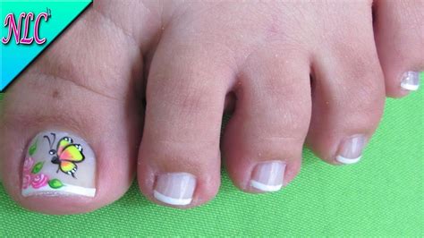Si bien es más común ver el nail art en las uñas de las manos, eso no significa que no se pueda hacer en los pies. DECORACIÓN DE UÑAS MARIPOSA Y ROSAS PARA PIES - BUTTERFLY ...