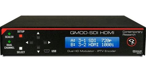 Contemporary Research Qmod Sdi Hdmi Hd 3g Sdi And Hdmi Qam Modulator