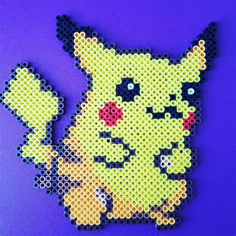 Pikachu Perler Beads By Craftinggirl787 Perler Bead Pokemon Perler